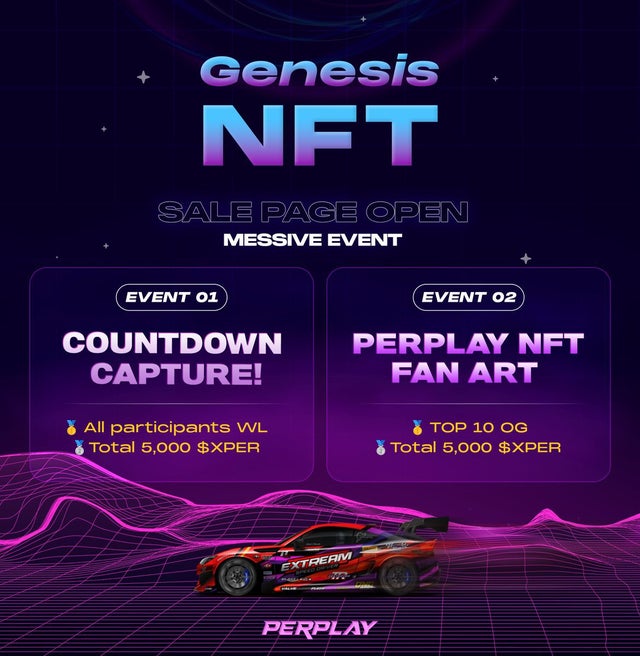 Perplay has just unveiled its Genesis NFT Minting Page, and it's absolutely mind-blowing! Get ready to immerse yourself in the world of NFTs like never before! But wait, it gets even better! Perplay is hosting not one, but two epic events with AWESOME prizes! Don't miss it!