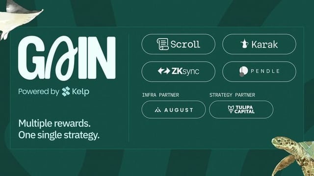 Kelp DAO unveils 'Gain Vault' to maximize L2 rewards